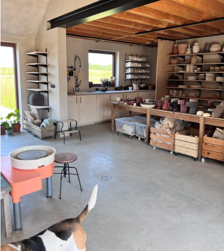 Studio of ceramist Alex Gabriel